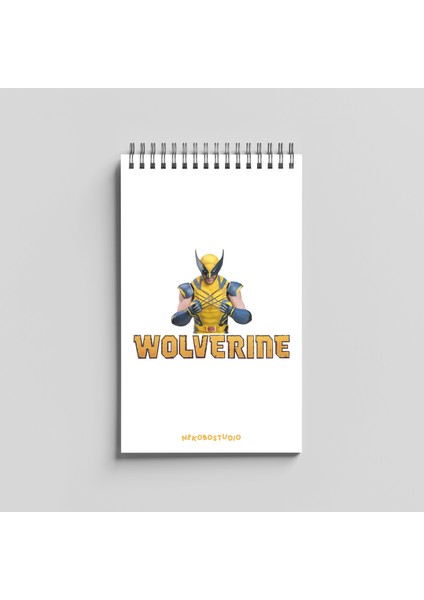 NKB-SPD022 Wolverine Spiralli Not Defteri