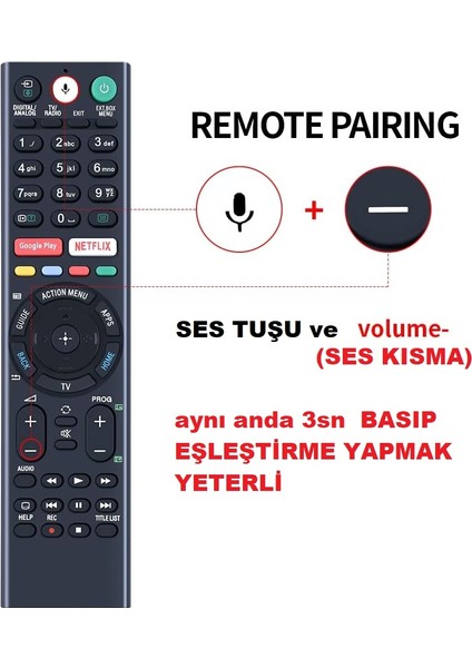Sony Ses Komutlu Kumanda