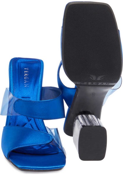 Mavi Vegan-Tekstil Kadın Terlik - K24Y1TR67427-M11 Mavi
