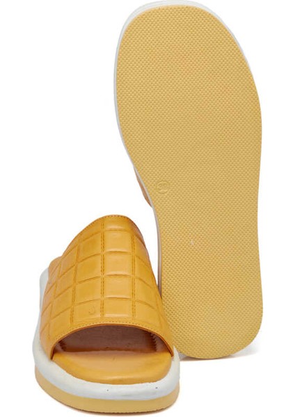 Taba Deri Kadın Terlik - K24Y1TR67443-L9T Taba