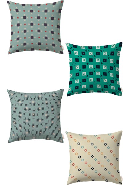 Klasik 4’lü Kırlent Kılıf Ds6