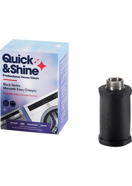 Quick Shine Arçelik Beko Altus Grundig Leusure Keysmart Bulaşık Çamaşır Makinesi Manyetik Kireç Kırıcı