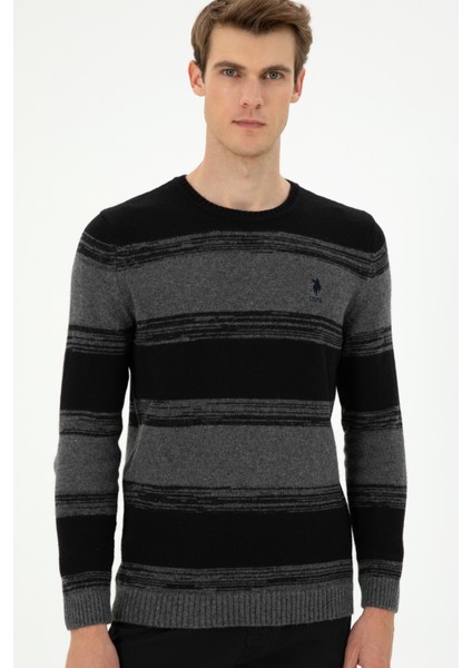 Erkek Antrasit Melanj Kazak /Triko 50293115-VR081 modelleri