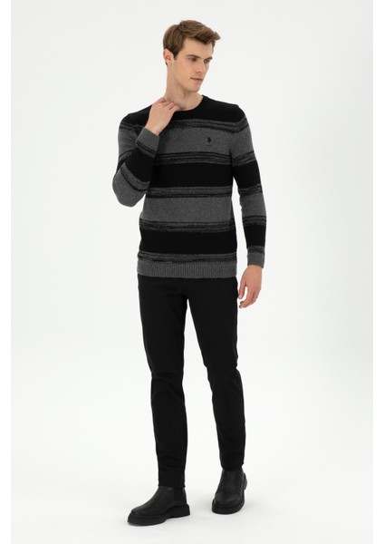 Erkek Antrasit Melanj Kazak /Triko 50293115-VR081 fırsatları