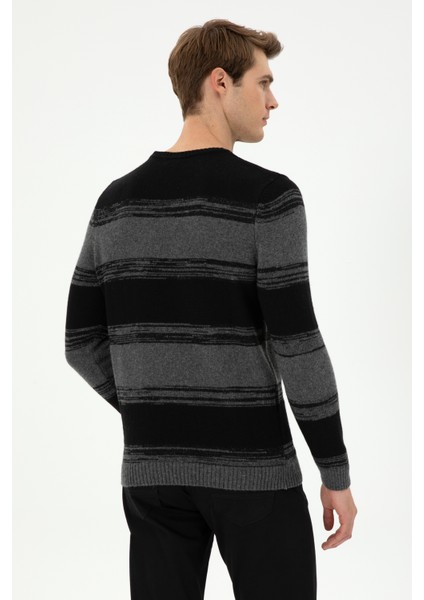 Erkek Antrasit Melanj Kazak /Triko 50293115-VR081 indirimleri