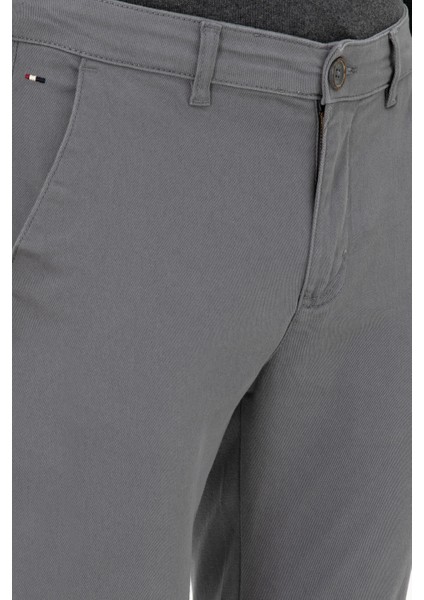 U.s. Polo Assn. Erkek Gri Pantolon (Kanvas-Chino) 50297578-VR024