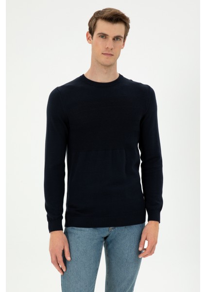 Erkek Lacivert Kazak /Triko 50292876-VR033