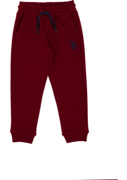 U.S. Polo Assn. Erkek Çocuk Bordo Eşofman Altı 50293482-VR014