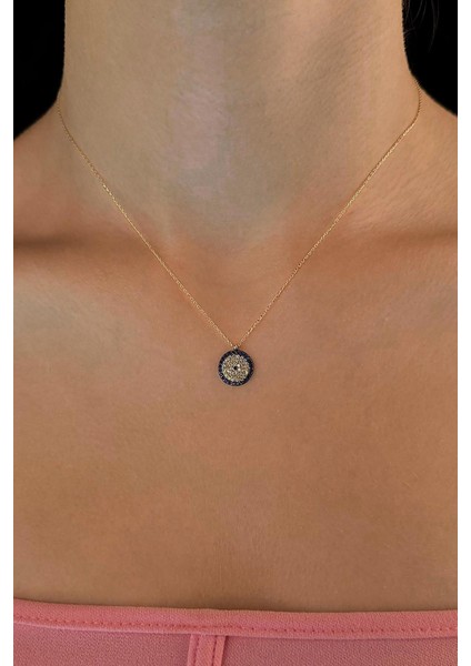 14 Ayar Altın Nazarlık Kolye