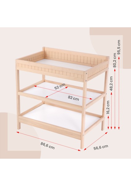 KWC136 Kukka Çok Amaçlı Alt Değiştirme Masası