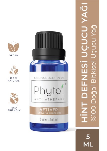 Vetiver, Hint Defnesi Uçucu Yağı- Vetıver 5 ml