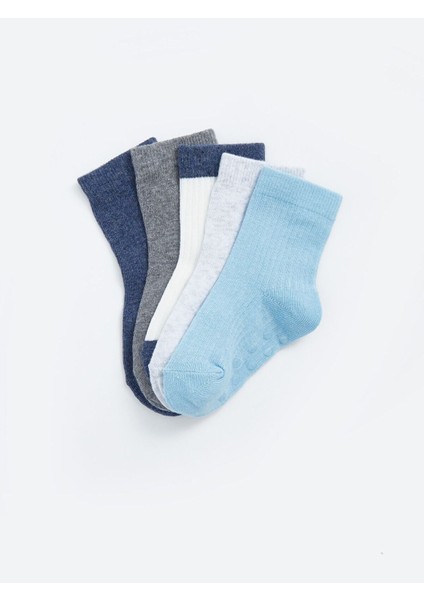 Lw - Basic Erkek Bebek Soket Çorap 5'li modelleri
