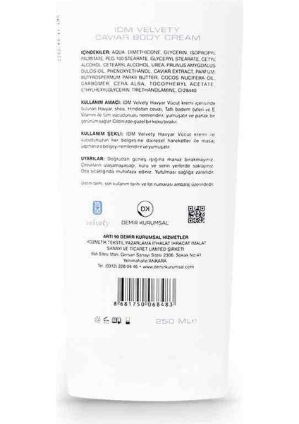 Body Cream Caviar 250 ml