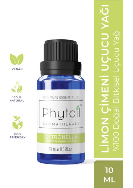 Limon Çimeni Uçucu Yağı- Cıtronella 10 ml