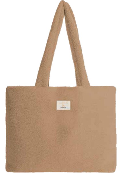 Minimal Peluş Anne-Bebek Bakım Çantası