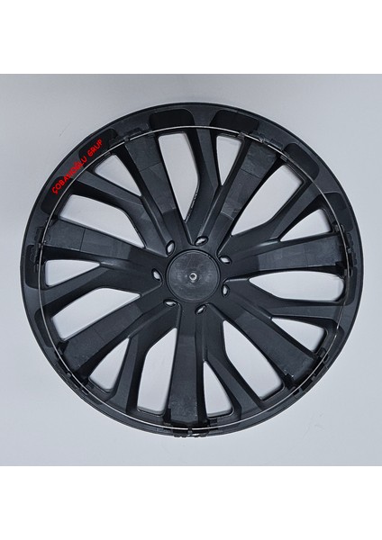 Clio Uyumlu Çelik Jant Görünümlü 15" Jant Kapağı 4 Adet +Amblem