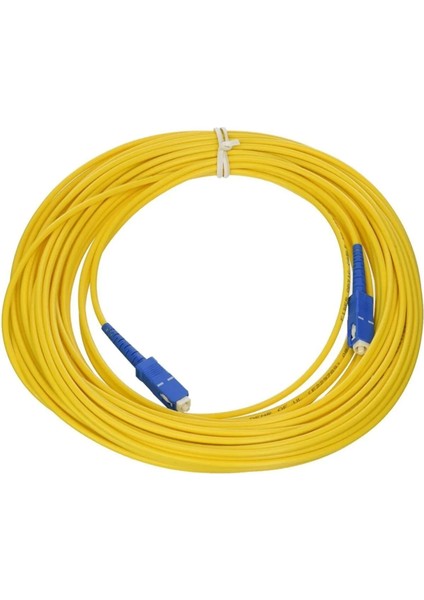 Fiber Optik Kablo Sc Sc 20 Metre Zirkonyum Sc/upc Siecor Gold Usa Optic Kablo