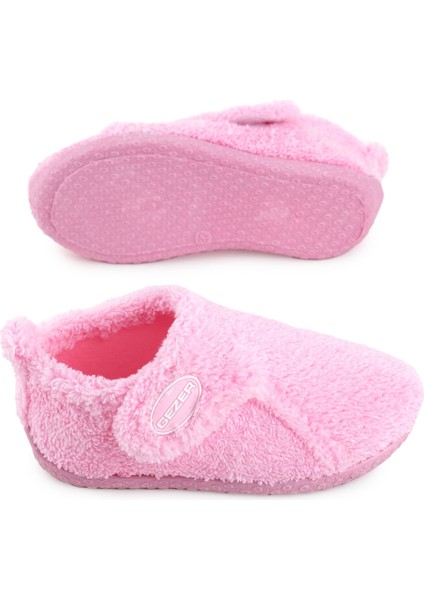 Kışlık Kız Çocuk Peluşlu Rahat Taban Cırt Cırtlı Ayarlanabilir Ev Okul Kreş Panduf Ayakkabı indirimleri