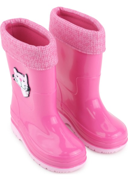 Kız Çocuk Kışlık Pvc Içi Sıcak Astarlı Su Geçirmez Yağmur Bot Çizme modelleri