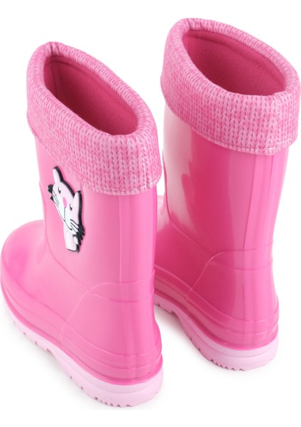 Kız Çocuk Kışlık Pvc Içi Sıcak Astarlı Su Geçirmez Yağmur Bot Çizme fırsatları