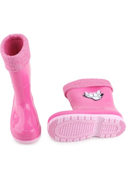 Kız Çocuk Kışlık Pvc Içi Sıcak Astarlı Su Geçirmez Yağmur Bot Çizme indirimleri