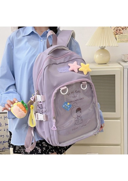 Sırt Çantası Büyük Kapasiteli Sırt Çantası Kolej Tarzı Kampüs Öğrenci Okul Çantası (Yurt Dışından) modelleri