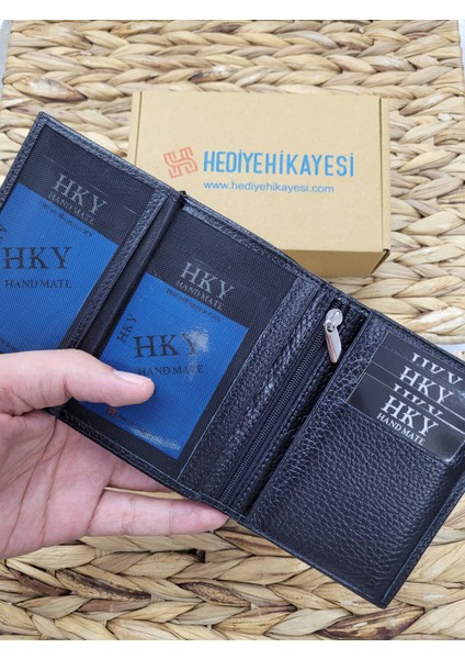 Lüks Erkek Deri Isme Özel Memur Cüzdanı