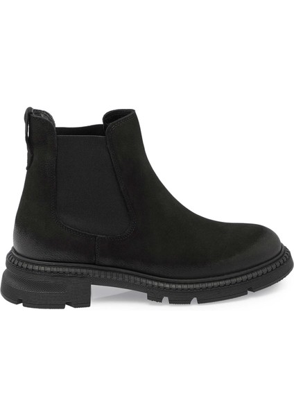 Siyah Hakiki Nubuk Deri Kadın Casual Bot - K24K1BT67509-A64 modelleri