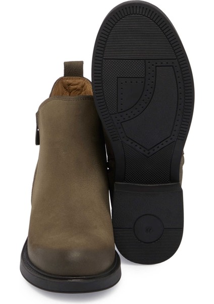 Yeşil Nubuk Deri Kadın Casual Bot - K24K1Bt67508-G98 Yeşil fırsatları