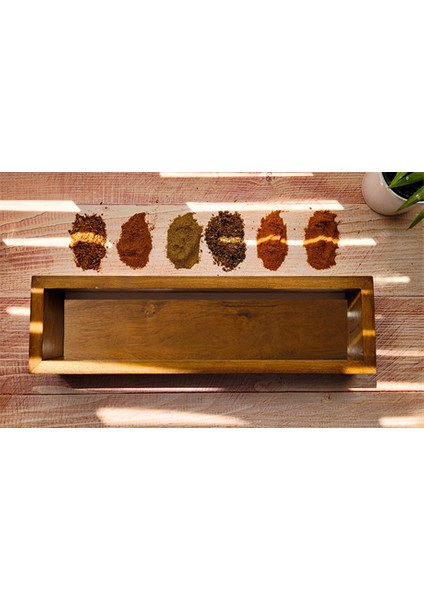 Ahşap Baharat Standı