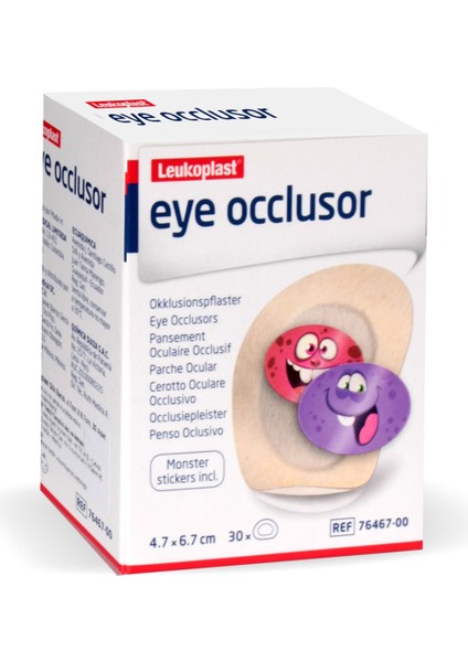 Eye Occlusor 4.7x6.7 cm 30 Adet Göz Bandı modelleri