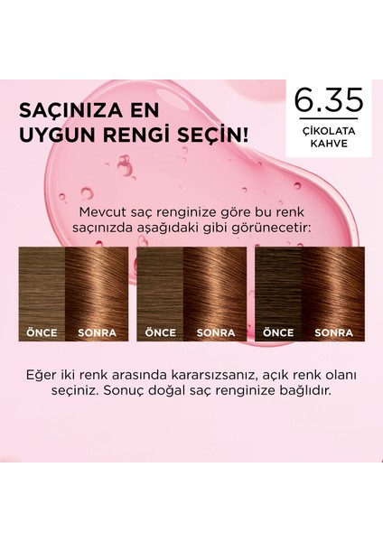 L'Oréal Paris Excellence Creme Saç Boyası - 6.35 Çikolata Kahve