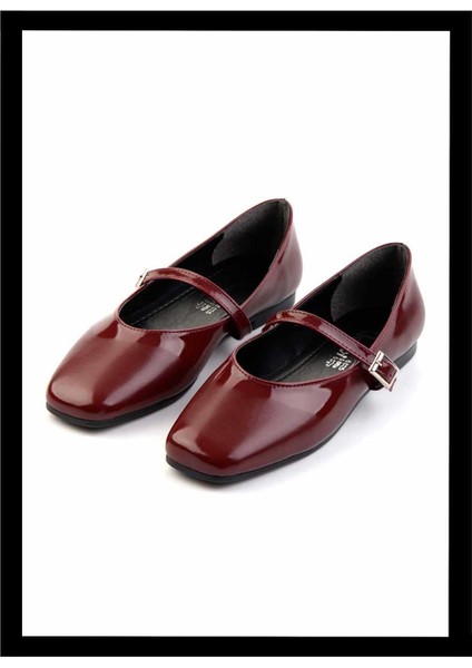Bordo Rugan Kadın Babet K01641200508