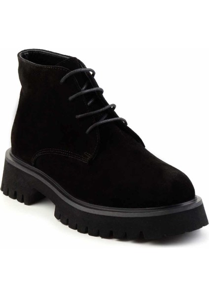 Siyah Süet Kadın Bot & Bootie K02044001902 modelleri