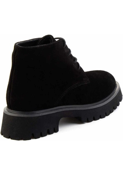 Siyah Süet Kadın Bot & Bootie K02044001902 fırsatları