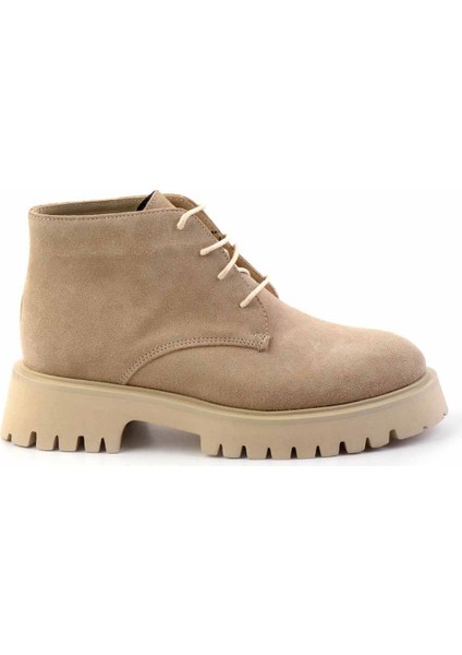 Bej Süet Kadın Bot & Bootie K02044001902 fiyatları