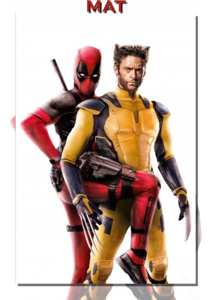 Deadpool & Wolverine Film Posteri, Duvar Kağıdı