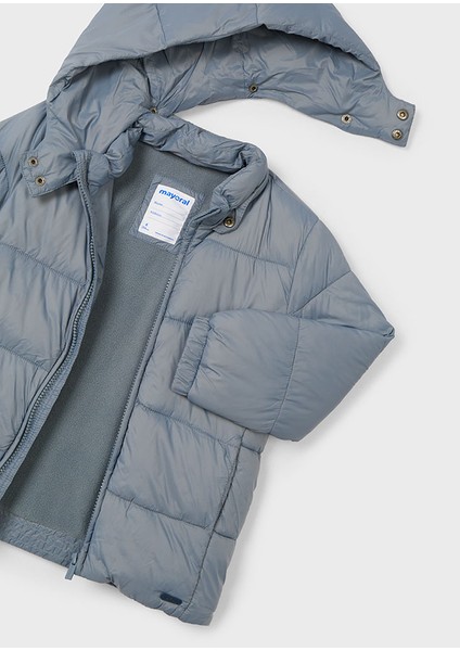 412 Erkek Çocuk Gri Kapüşonlu Mont fiyatları