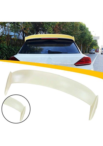 MKG Otomotiv Vw Scirocco Spoiler Parlak Siyah Spoyler Plastik Ithal 2015-2017