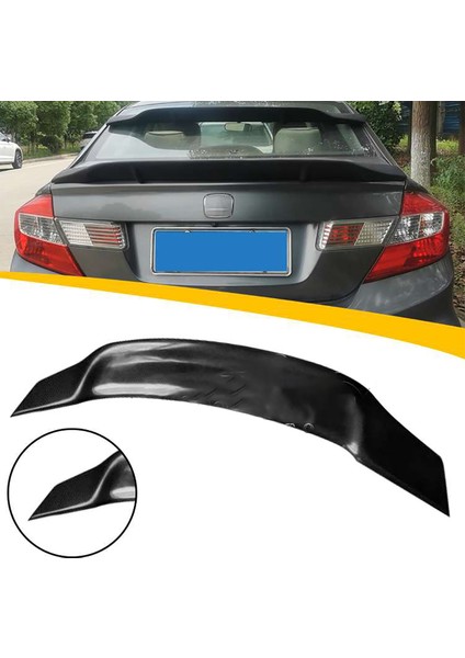 MKG Otomotiv Honda Civic Fb7 Jdm Bagaj Üstü Spoiler Parlak Siyah Spoyler Plastik Ithal