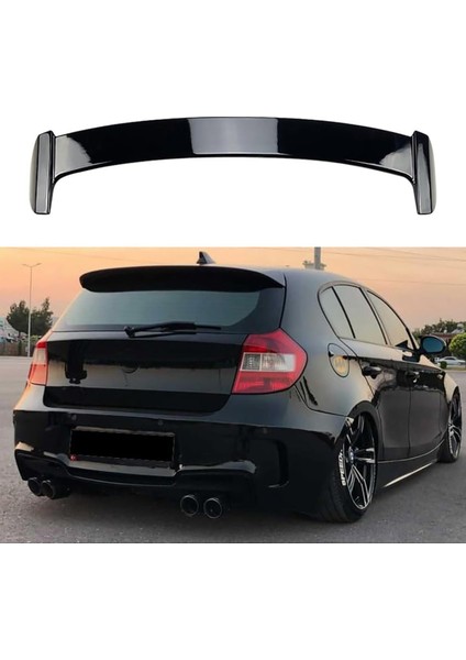 Bmw E81 Spoiler Parlak Siyah Spoyler Plastik Ithal