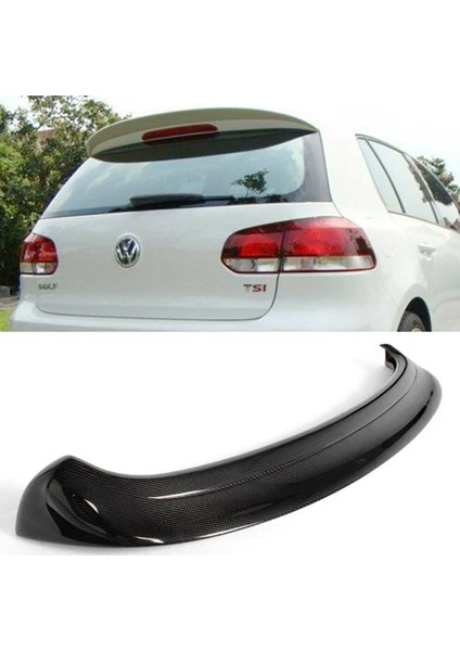 MKG Otomotiv Vw Golf 6 Abt Spoiler Parlak Siyah Spoyler Plastik Ithal 2009-2012