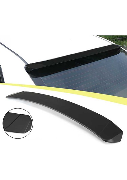 Toyota Corolla Cam Üstü Spoiler Parlak Siyah Spoyler Plastik Ithal 2012-2018