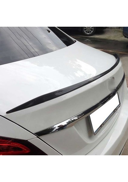 MKG Otomotiv Mercedes C W205 C63 Bagaj Üstü Spoiler Parlak Siyah Spoyler Plastik Ithal 2014-2019