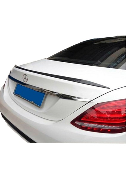 MKG Otomotiv Mercedes C W205 C63 Bagaj Üstü Spoiler Parlak Siyah Spoyler Plastik Ithal 2014-2019