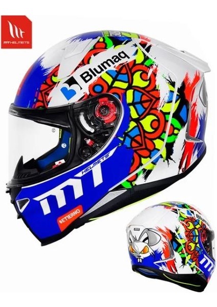 Mt Full Face Kask Revenge 2 Moto 3 Ao Gloss Pearl Whıte