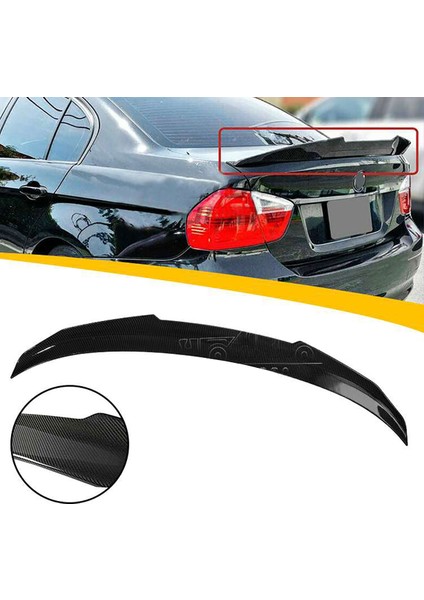Bmw E90 Psm Bagaj Üstü Spoiler Parlak Siyah Spoyler Plastik Ithal 2005-2012 modelleri