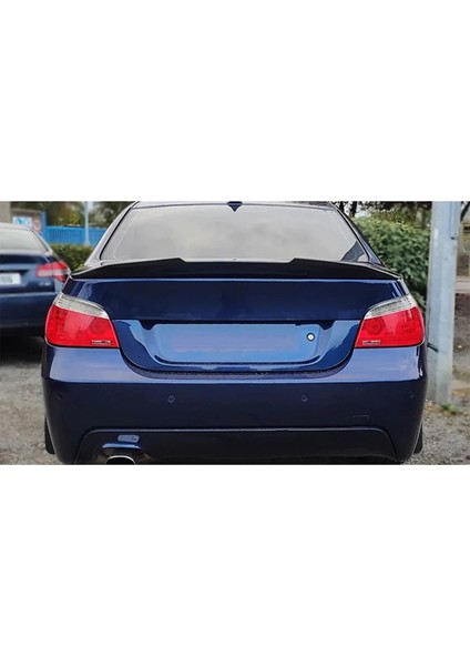 Bmw E60 Psm Bagaj Üstü Spoiler Parlak Siyah Spoyler Plastik Ithal 2004-2010 fırsatları