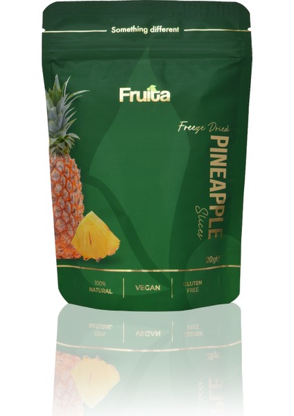 Ananas - Dondurularak Kurutulmuş - Kuru Meyve Cipsi - Freeze Dried Pineapple 20GR