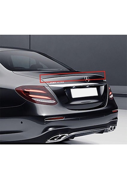 Mercedes E W213 Bagaj Üstü Spoiler Parlak Siyah Spoyler Plastik Ithal 2016+ modelleri